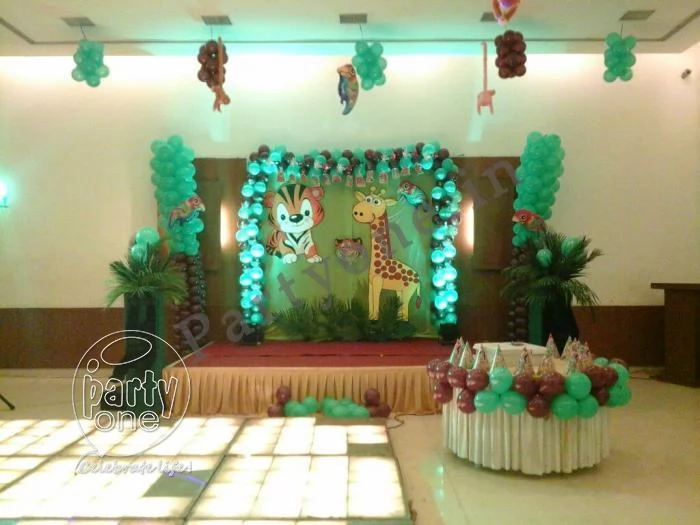 decorations Teddy Theme Colorful Baby Shower Decor